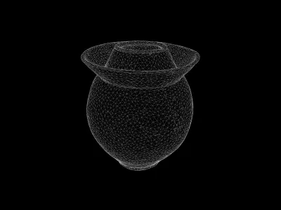 Anydrafts Jar 01 Low-poly 3D model