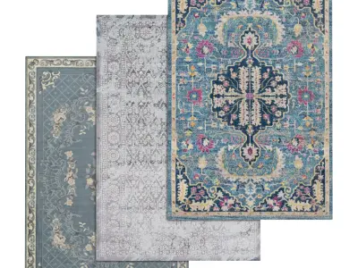 Rug Set 1160 3D model