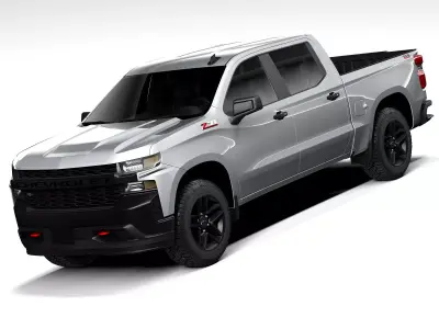 Chevrolet Silverado Custom Trail Boss 2019 3D model