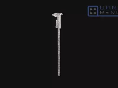 Caliper 001 Low-poly 3D model