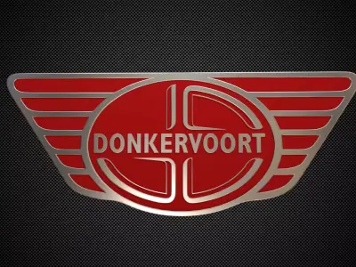 donkervoort logo 3D model