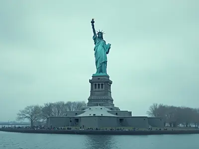 Statue of Liberty 3D Model lowpoly Low-poly 3D model