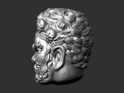 Tibetan Buddha Head 3D print model