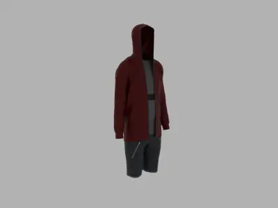 Sport Suit Low-poly 3D model 55