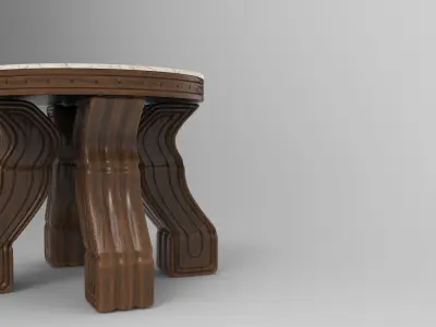 Mant Table 3D model