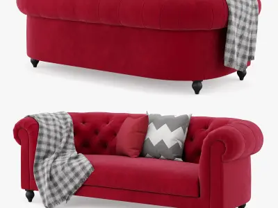 Fitzrovia 3 SEATER  3D model