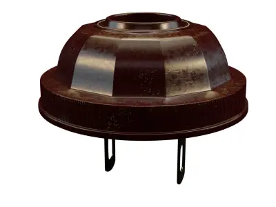 Vintage bakelite power plug 3D model