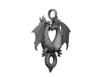 dragon pendant 3D print model