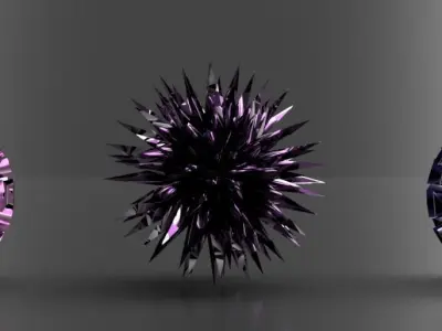 Geometric object office decor LS design  3D model