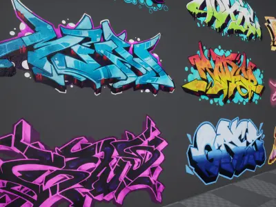 Graffiti Pack Decals V Texture