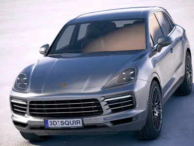 Porsche Cayenne S 2018 3D model