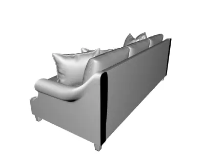 Sofa Begie Movie Loveseat Long chair 3D model