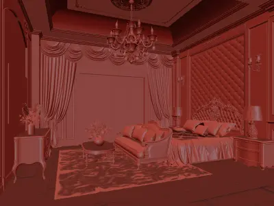  Bedroom interior 94 3D model