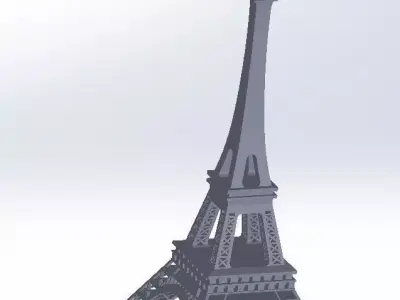 Eiffel Tower 3D model 2