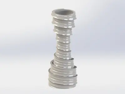 tornado vase 3D print model