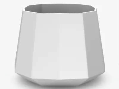 Tiffany wide tapered vase 3D model