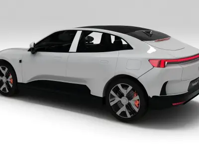  Polestar 4 2024 3D model