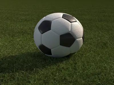Classic Soccer Ball - Football Free low-poly 3D model