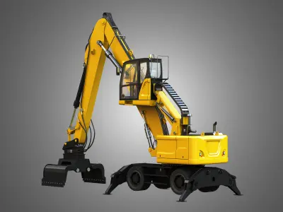 MH3022 Material Handler Vehicle  3D model