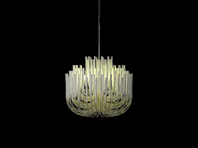 Tilda Large Chandelier - Studio Q 3D model