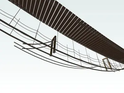 BRIDGE Rope Bridge 3D print model