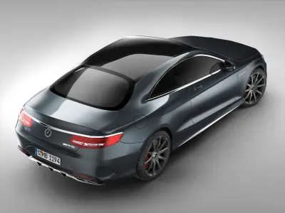 Mercedes Benz S63 AMG Coupe 2015 3D model