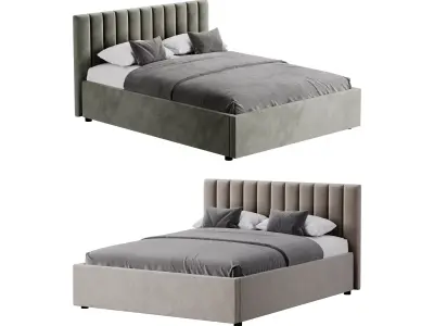 Double bed Olivia 3D model