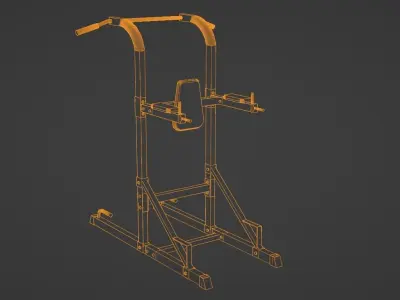 Chin Dip machine 3D model
