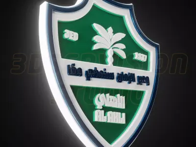 Al Ahli logo - Cinematic - 3D print 3D model