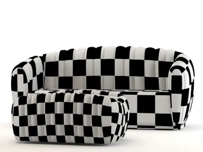 moon sofa 3D model