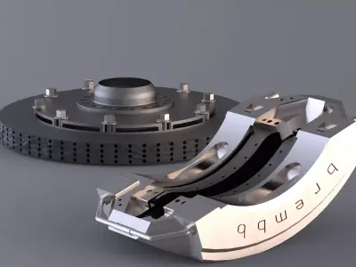 Formula 1 Brake system 3D model