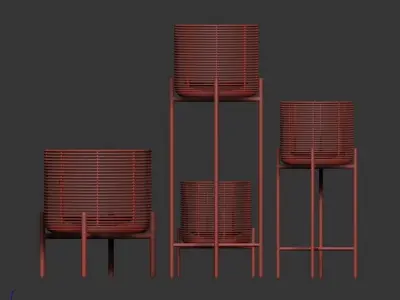 Vivi plant stand 3D model