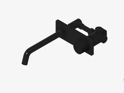 Wall Mixer Set - Luxury - Two Low-poly 3D model