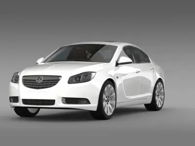 Vauxhall Insignia ecoFlex 2008-13 3D model
