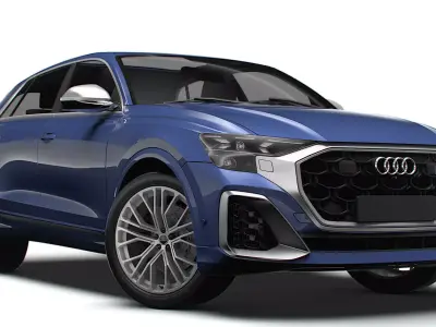Audi SQ8 55 TFSI 2024 3D model