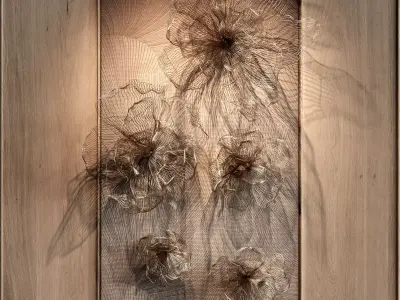 Mesh wall decoration Wall Panel Decor 01 3D model