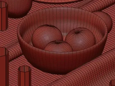 TABLE SETTING 01 3D model