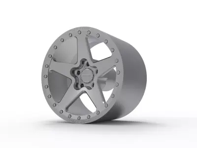 FORGELINE CF1R BEADLOCK WHEEL 3D PRINT MODEL 3D print model