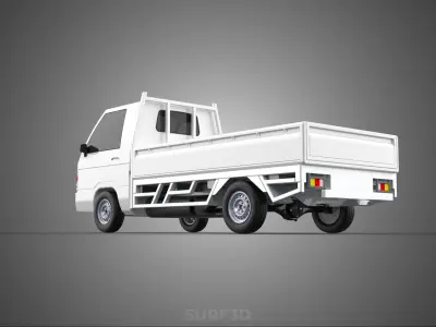 FLAT DECK PICK UP COLT DELICA L300 DIESEL PICKUP CAR TRUCK CARRY 3D model