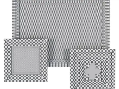 Wooden picture frames  3D model