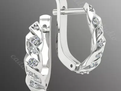 Earrings od82 3D print model