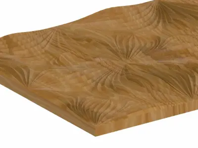Decorative panel STL 3D model 10