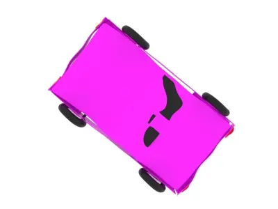 Car From Plasticine 3D model