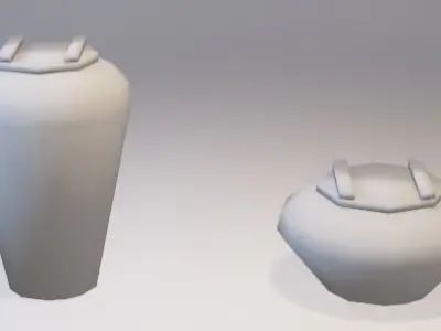 old time  water tank Free low-poly 3D model