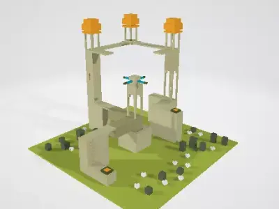 Monu Models Free low-poly 3D model