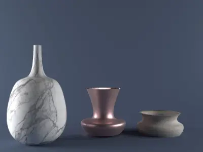vase textured  Free 3D model