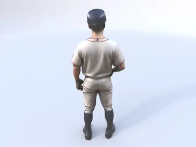 Baseball 3D model