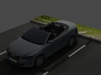 Realistic 3D Car Model for Visualization and Animation 3D model