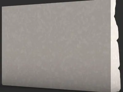 Natural Edge Stone Wall Detail 3D print model