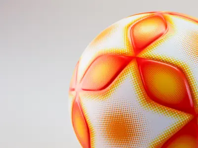 Modern Soccer Football Ball 3D model